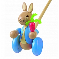Push Along Wooden Peter Rabbit