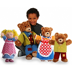 Goldilocks and the Three Bears Giant Story Teller Puppets