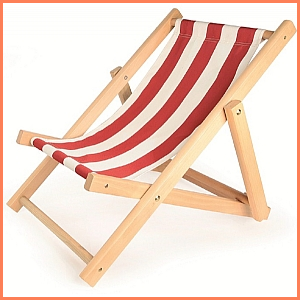 Child's Deck Chair Red