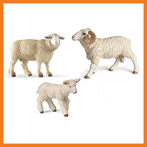 Papo Set of 3 Sheep