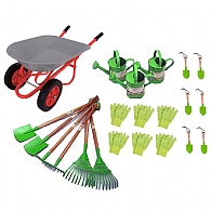 Primary School Garden Tools with Wheelbarrows