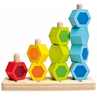 Count and Match Wooden Stacker