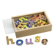 Lowercase Magnetic Wooden Letters Set