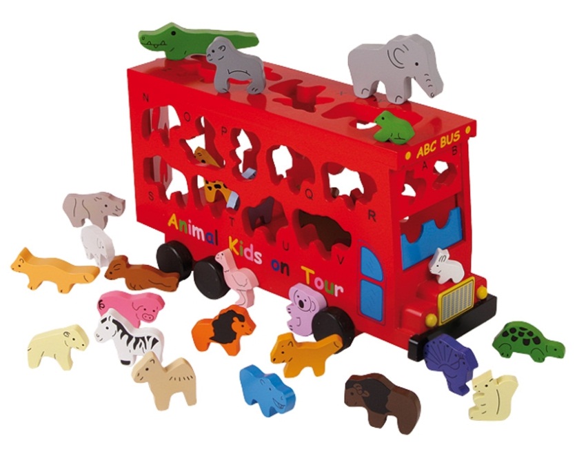 Jaques of London Animal Toys Wooden Shape Sorter TruckLuxury Wooden Toys for 