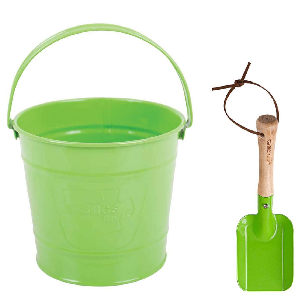 Childrens Green Bucket and Spade Kit, Gardening Tools for Kids