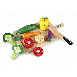 Wooden Cutting Vegetables Set