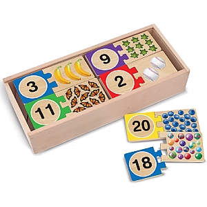 Self-Correcting Wooden Numbers Puzzles