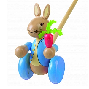 Push Along Wooden Peter Rabbit