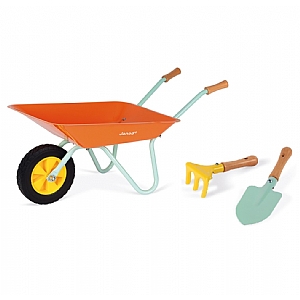 Happy Garden Wheelbarrow with Tools