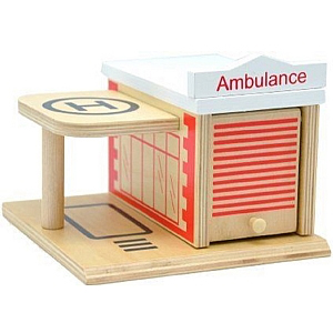 Wooden Toy - Ambulance 