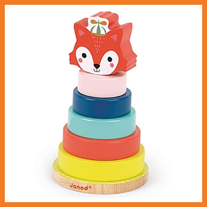 Wooden Fox Stacking Toy