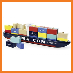 Stacking Container Ship