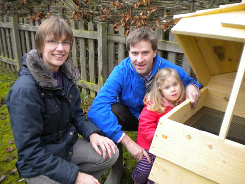 MP Steve Brine With Spotty Green Frog MD Caroline Blatchford