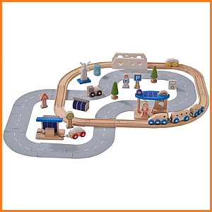 Wooden Train Set